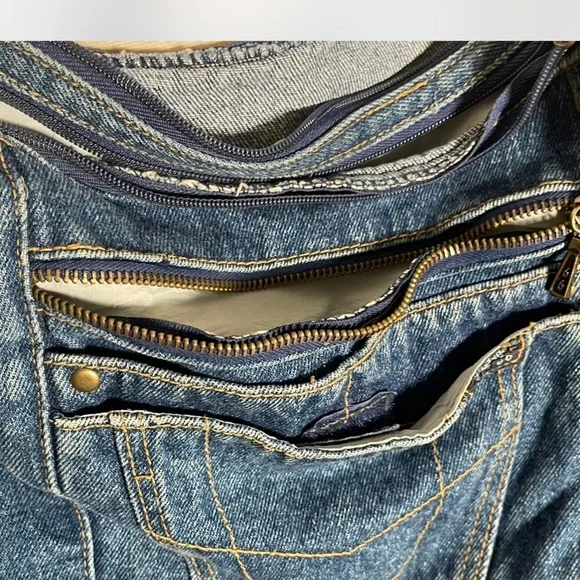 Denim Shoulder Bag - Picture 4 of 5